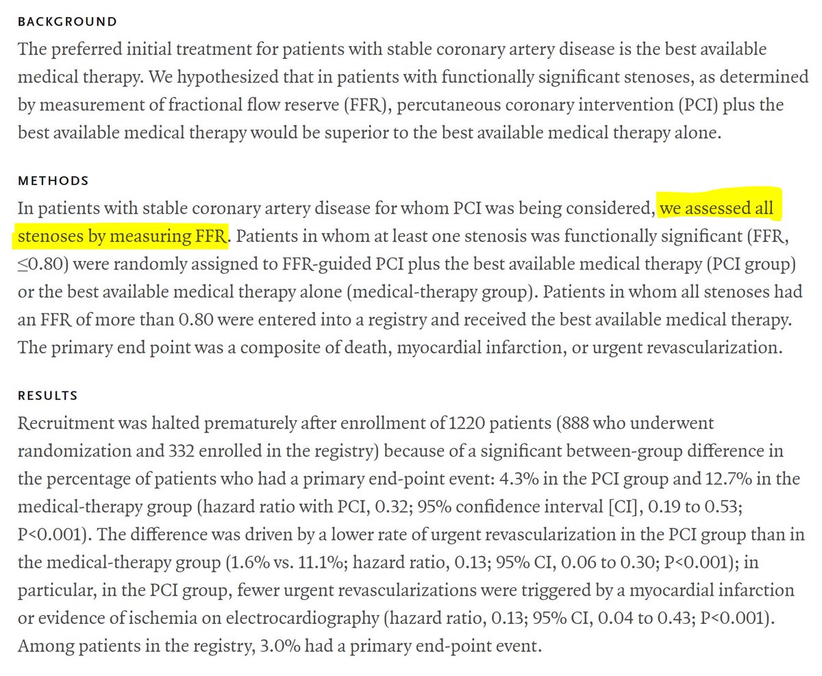 This is based on FAME-2.Here is a reminder of the paper, which you can read for free by googling for NEJMoa1205361: