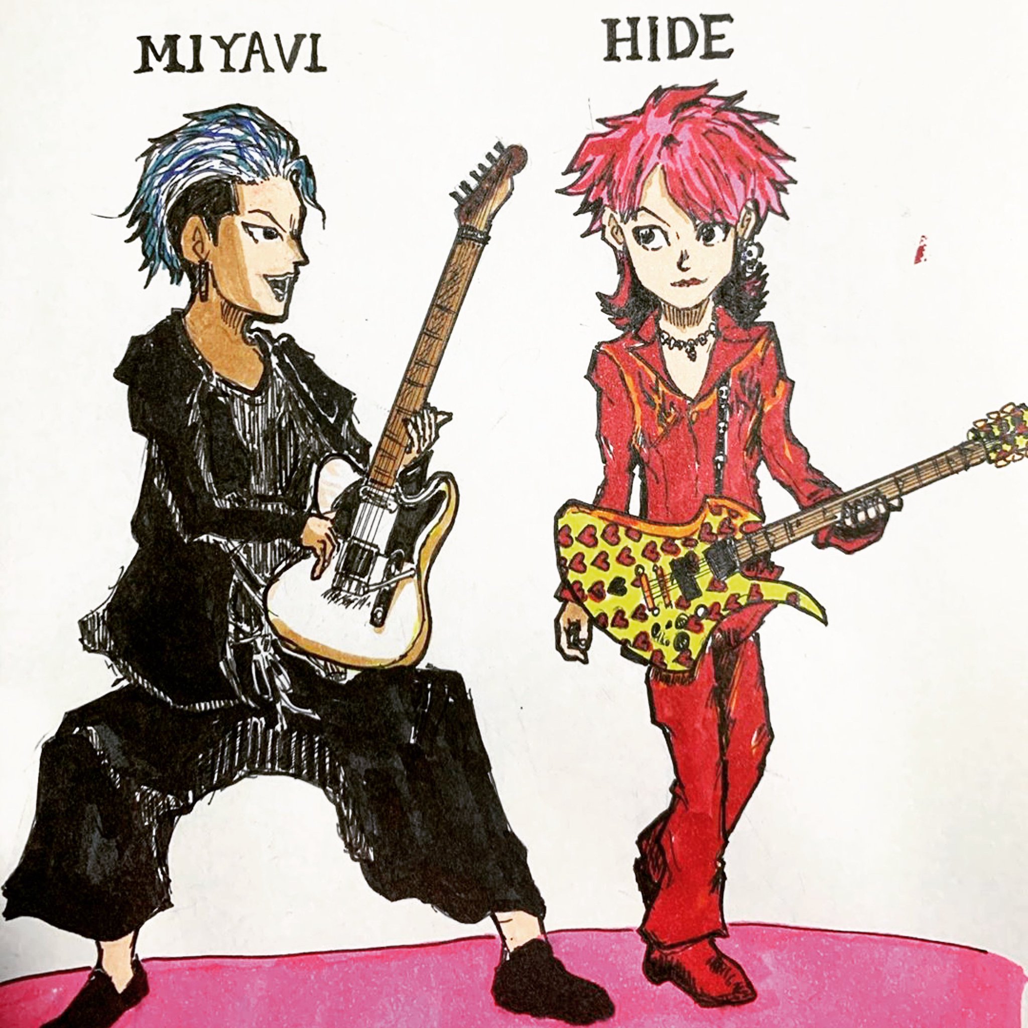 Miyavi W One Of The Greatest Japanese Guitar Heroes Hide He Passed Away Right Before I Became Myself As A Musician I Wish We Could Have Jammed Out Like This