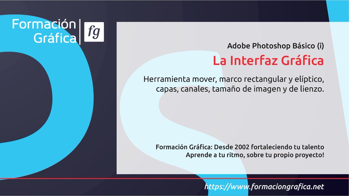 placidolunafg's tweet image. Tutorial básico primer clase de Adobe Photoshop: interfaz gráfica, herramienta mover, marco rectangular, marco elíptico, capas y canales. Tamaño de imagen y tamaño de lienzo en Adobe Photoshop.
youtube.com/watch?v=0Uojzj…
#photoshop #tutorialBasico #tutorialAdobePhotoshop