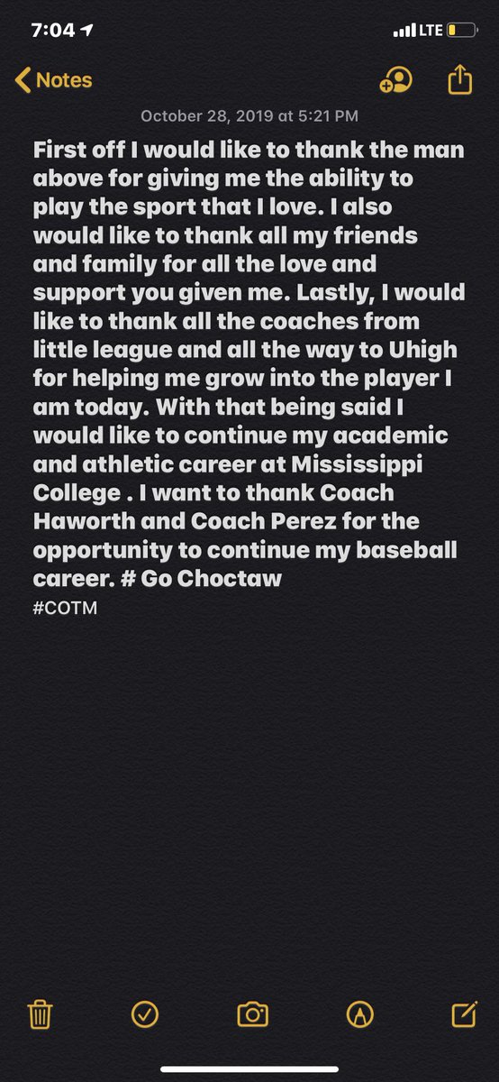 DerrekLathon's tweet photo. I am blessed to commit to Mississippi College. I wanna talk all my family, friends, and coaches for helping me get to this point in my life. #COTM #GoChoctaw #ZaZa™️ https://t.co/UTrHfAeist