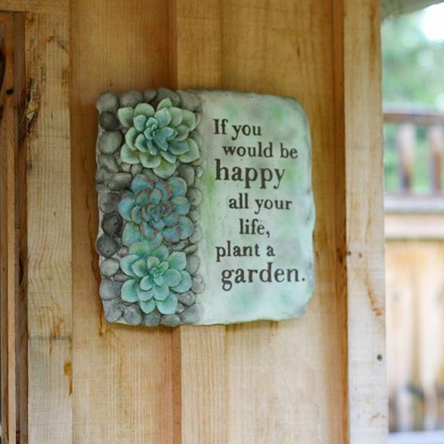 If you would be happy all your life, plant a garden.⁣
⁣
#gardening #gardenideas #ilovegardening #instagarden #secretgarden #empressofdirt #backyard #growwhatyoulove #gardensign #quotes #expressions #gardenersknowthebestdirt #quoteoftheday #gardenlife… instagram.com/p/B4LvLkgoRRR/