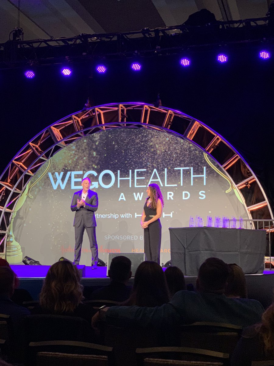 laurelneto's tweet photo. Here we go!  #HLTH2019 #WEGOHealthAwards https://t.co/oisUyQeIe1