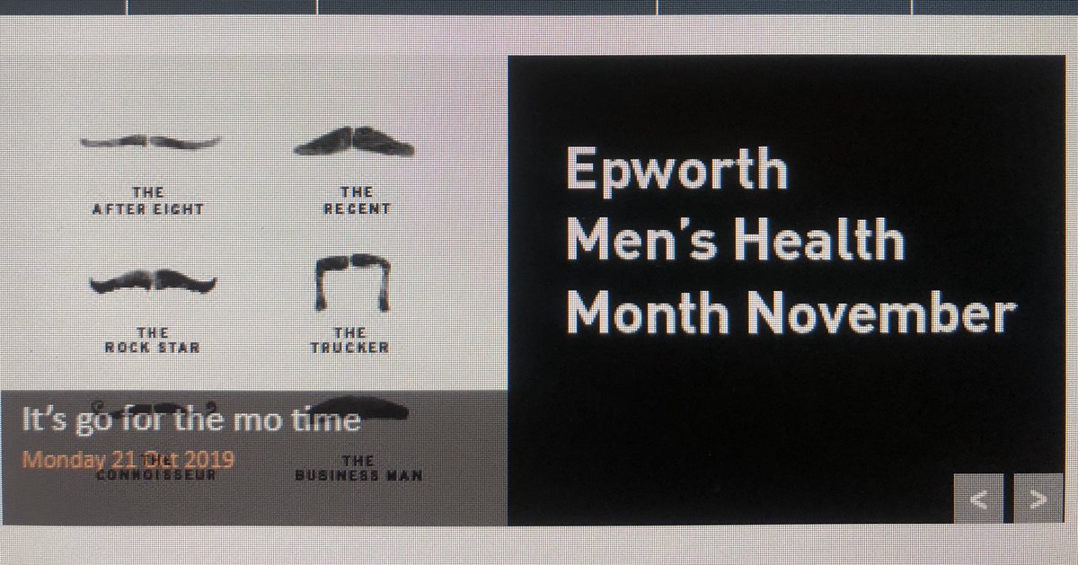 doclarkins's tweet image. Looking forward to helping launch Men’s Health month for Epworth Healthcare/Movember tomorrow morning #exerciseismedicine #movetolive #walkawayfromyourdoctor