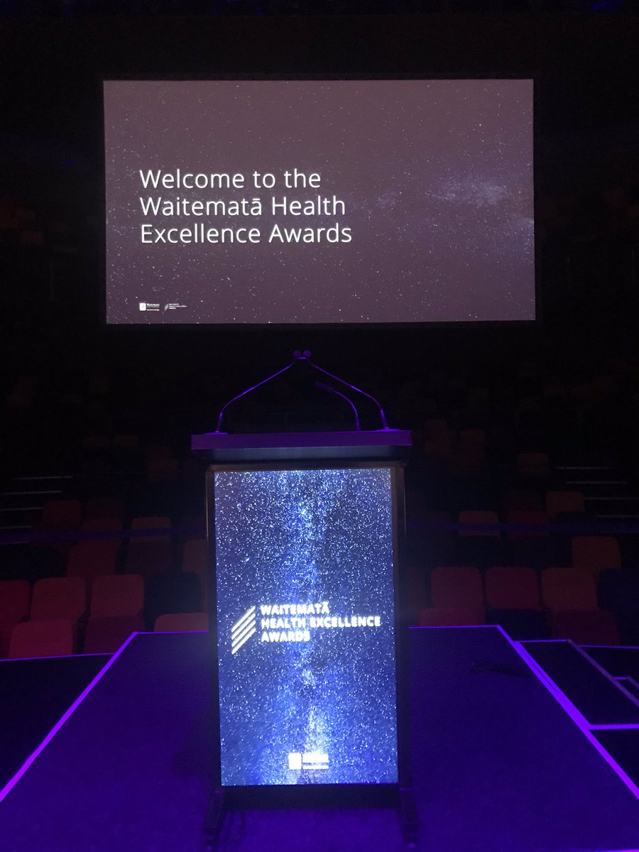 Excited to be setting up our health excellence awards #WaitemataHEA @WaitemataDHB