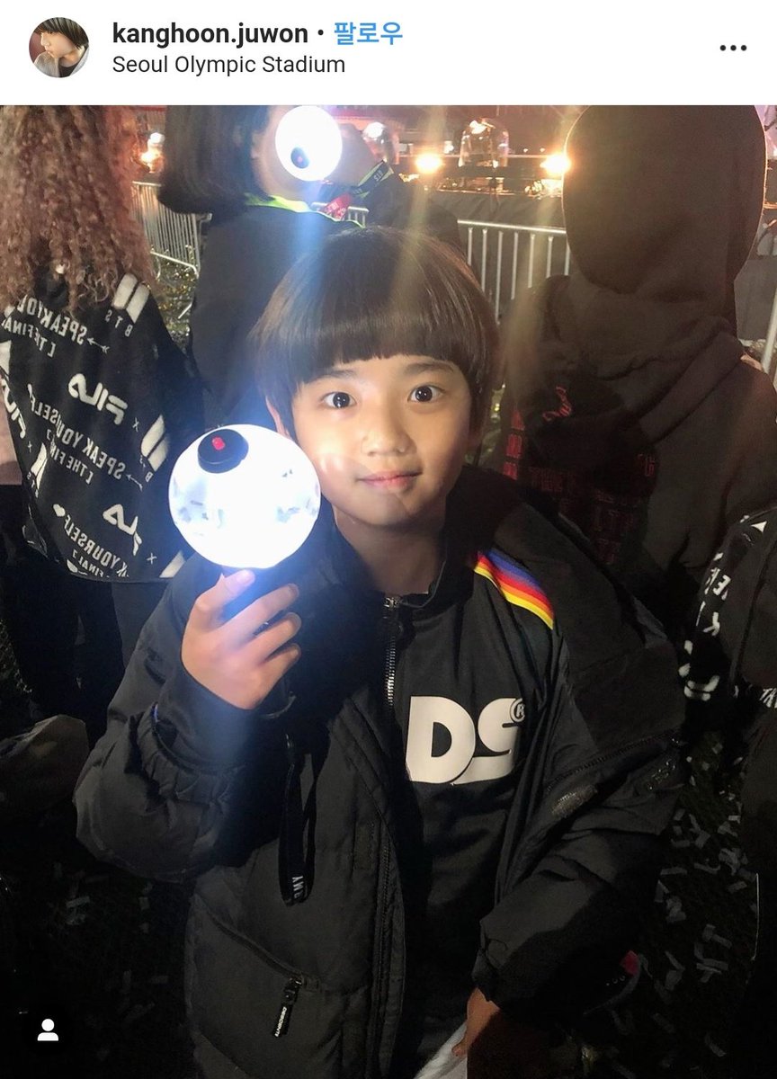 59. Child actor, Kim Kanghun is a Taehyung fan. He also attended BTS concert in Seoul and posted his pics with the cute hashtag <33 he is so adorable  #GanghoonIsTaehyungsfan