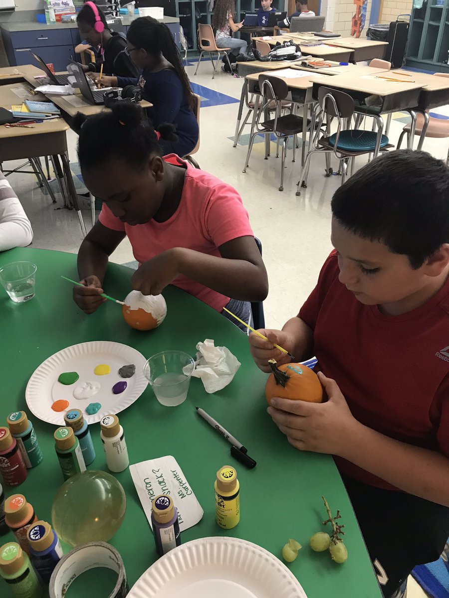 Room 12 had spooky visitor today 🍁 #polarpride <a href="/PLVBears/">Pleasantville Elementary</a>