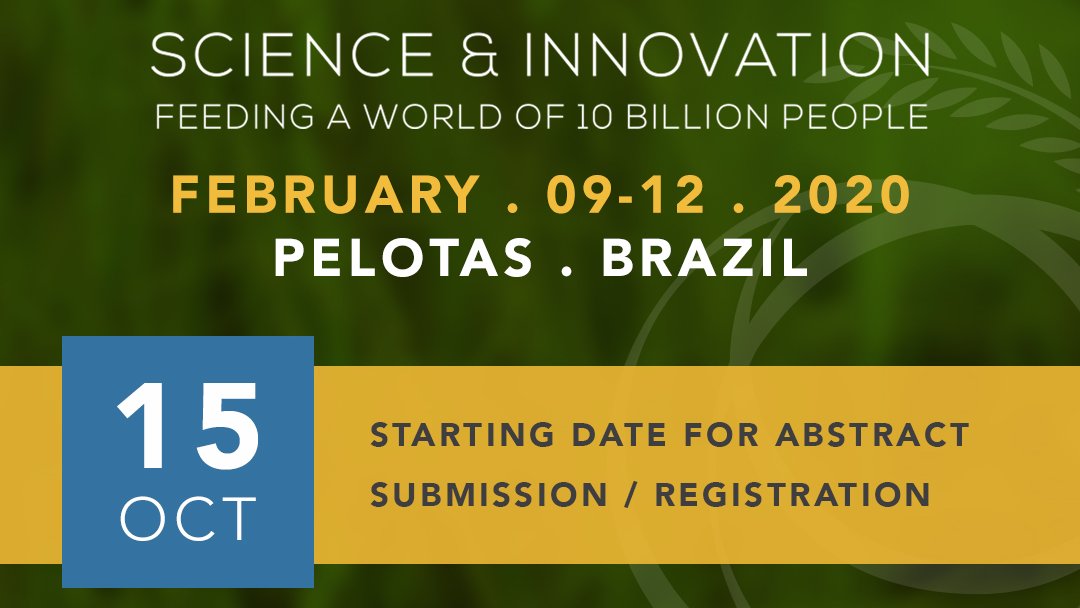 ITRConference 2020. Brazil
DEADLINE TO SUBMIT WORKS - 30 November 2019.

itrconference2020.com/inscricoes

#rice #itrconference