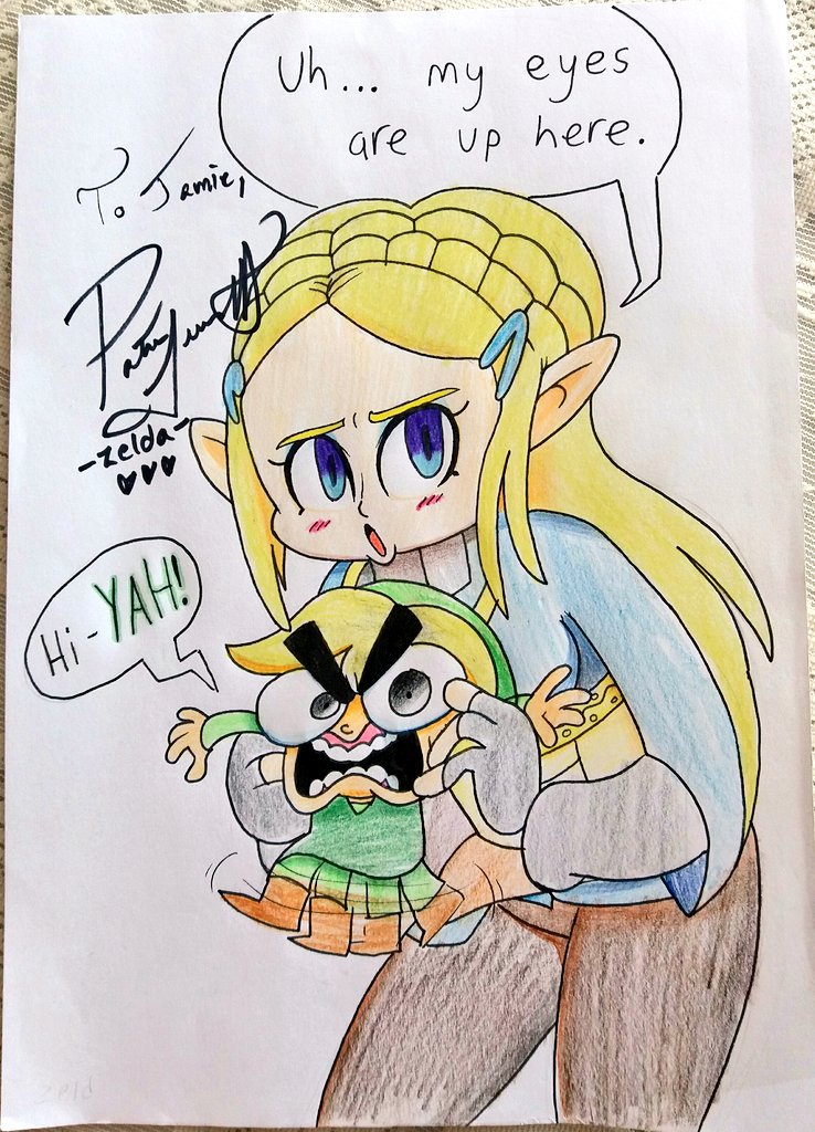 keeping up the tradition with some doodles i got signed at @Armageddonexpo by @rikkisimons and @Summersett_ who are friggin wonderful! 