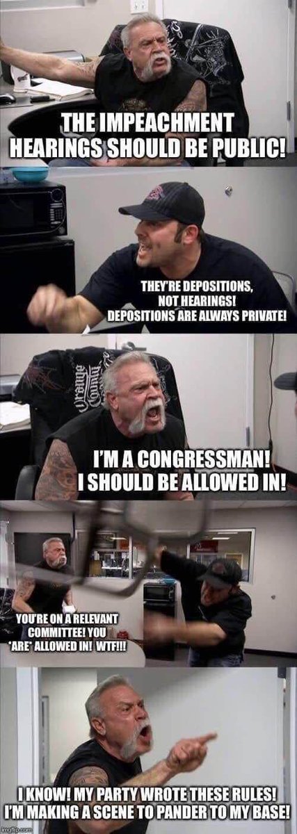 Thereapper69's tweet photo. @RepMarkMeadows Wait wait than why "you" stormed the hearing? https://t.co/2ukSYolbjT