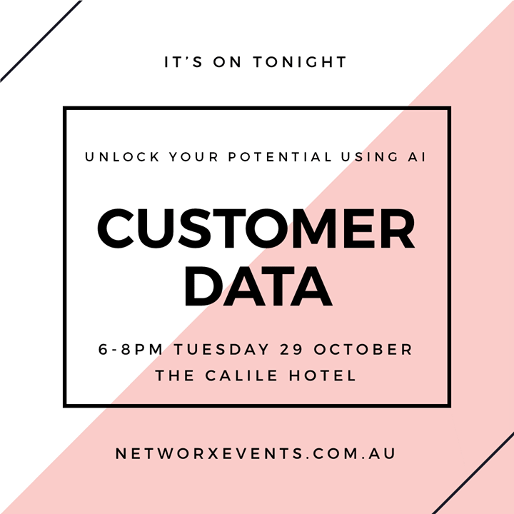 NetworxEvents's tweet photo. Who’s ready for tonight’s panel? Follow the event on Twitter, Insta + Facebook! 😊

@maxkelsen @kapicheofficial @thecalilehotel @selectaudiovisual @BoxBettyGifts @reloadmedia_au @vision6ers @icebergevents + @dpmaaus

#nxbris #thecalilehotel #AI #custo… https://t.co/TPnnlE7HxT https://t.co/v0mZGEliVP