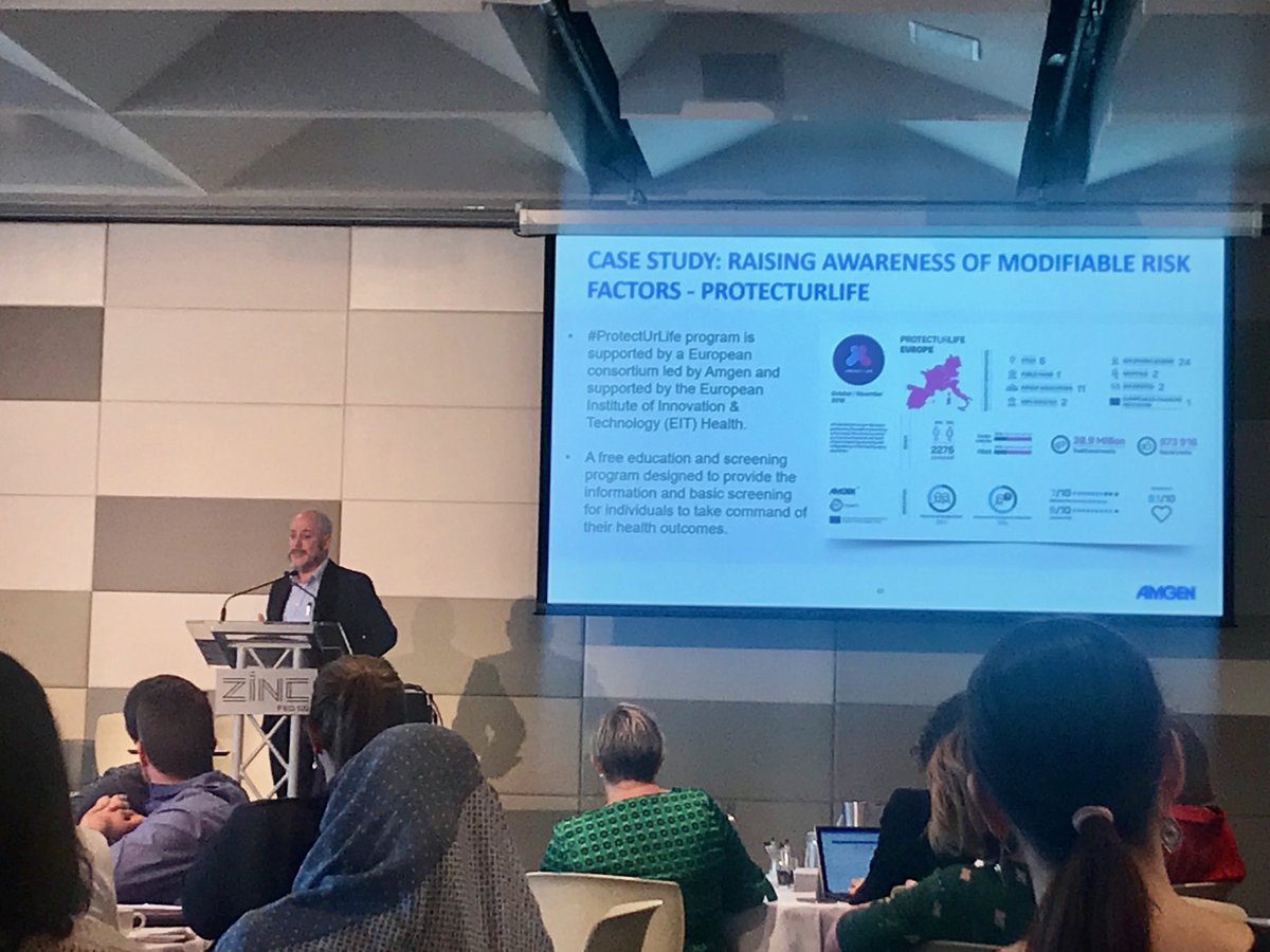 program_bridge's tweet photo. Fantastic presentation on how #pharma and #advocacy groups can work together for better health outcomes from Sean Lybrand ⁦@Amgen⁩. #Collaboration is key. #BridgeProgram19 #commercialisation https://t.co/rsgAsq24H7