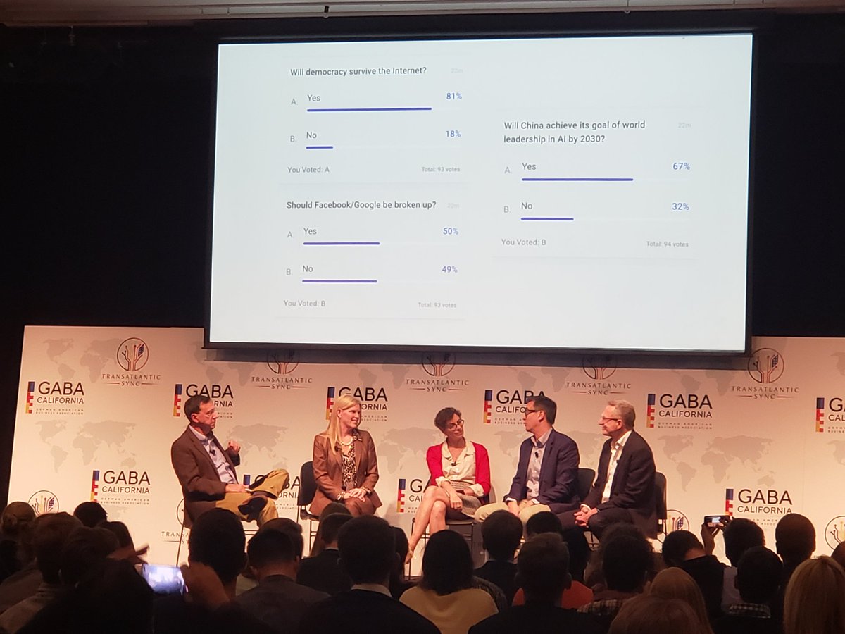 sync_conference's tweet image. From our panelists Sheila Coclasure &amp;amp; Jeanette Hofma at #transatlanticsync :
- Digital platforms like Facebook are providing a public function but are privately run; hence, a regulatory framework is needed.
- To operationalize data #governance is one of the most difficult tasks.