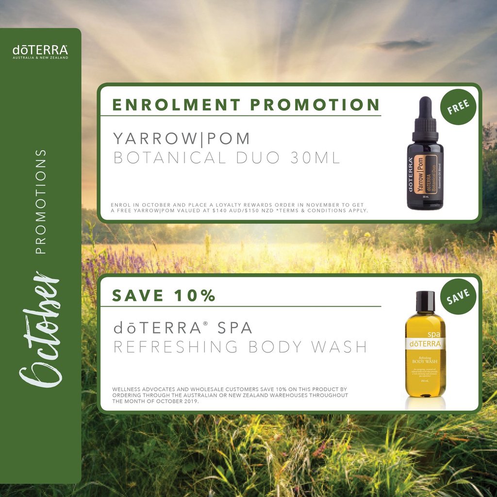 JoTovas's tweet photo. If you enroll this month with doTERRA you will receive a FREE 30ml of Yarrow|Pom essential oil. 
Contact me to get these oils into your life or visit https://t.co/TJEZqjdxVO

#doterra #essentialoils #jotovas #neoyou https://t.co/PxPReX2bAM