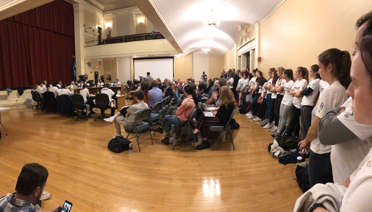 ChangeStoryVT's tweet photo. Just a normal night at #BTV City Council – look at those shirts! #EqualPay https://t.co/cPa1O1LOKM