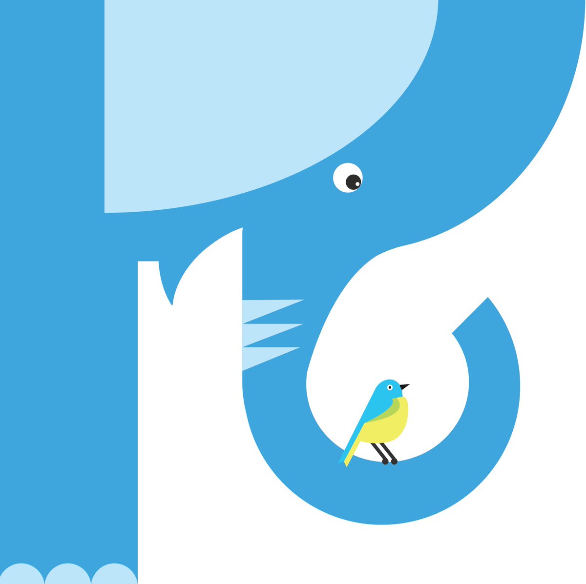 pippopdesigns's tweet photo. #EdwardtheElephant and friend is available as a square #greetingscard or #print https://t.co/YRb8ARS4Cr