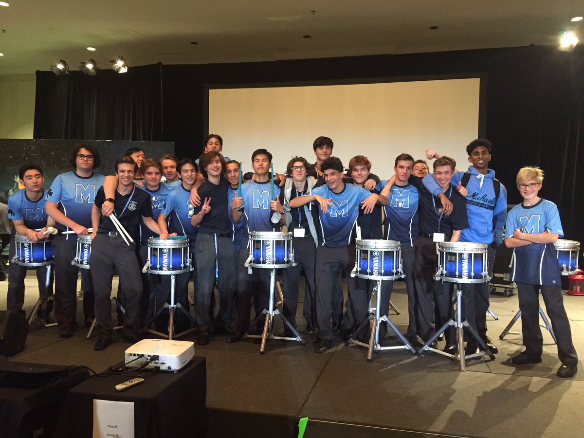 SMCSMusic's tweet photo. SMCS Sr. Drumline performed at WHEN FAITH MEETS PEDAGOGY conference Oct. 24th. @SMCS1852 @SMCSParents https://t.co/Nous2F2a3c