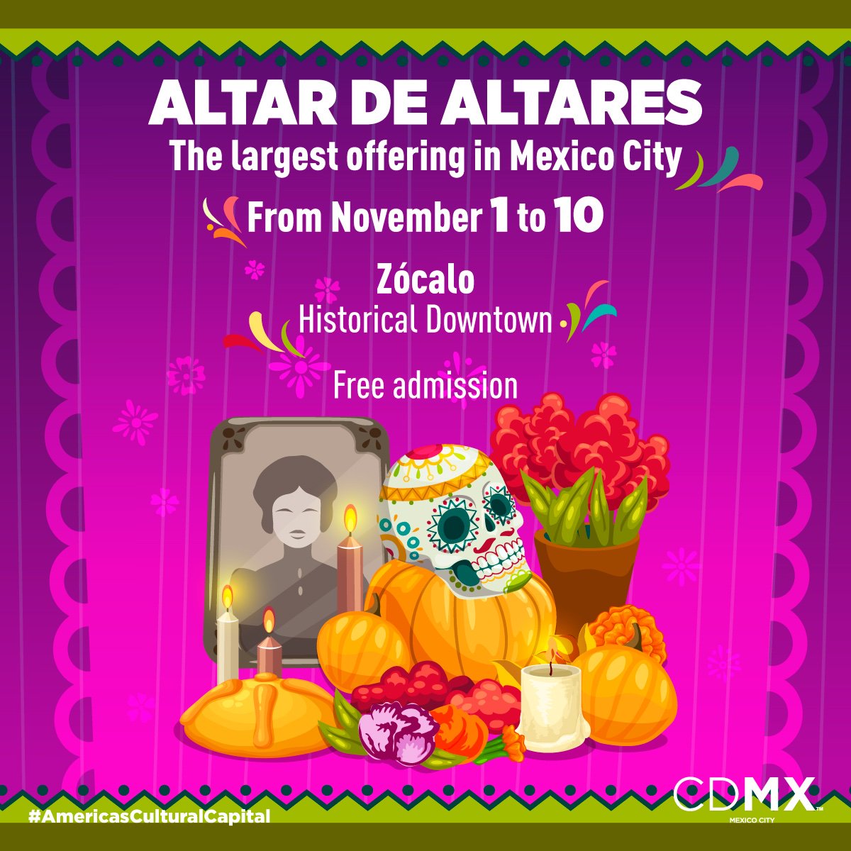 Colors, shapes and 12-meter high structures will be part of this installation. Come and see it! #VisitMexicoCity #CulturalCapital