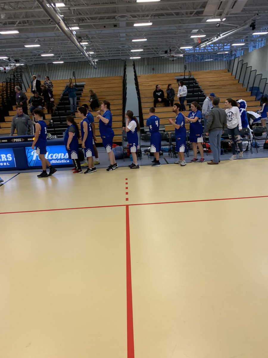 seetimson2's tweet photo. Tough loss for The Unified Hoops team, but the effort and energy was great today!!! Another great job by @WeAreDanvers hosting the Panthers!!! Love seeing our players participate and be involved with our Unified Team!!! https://t.co/m1KLUMUvxW