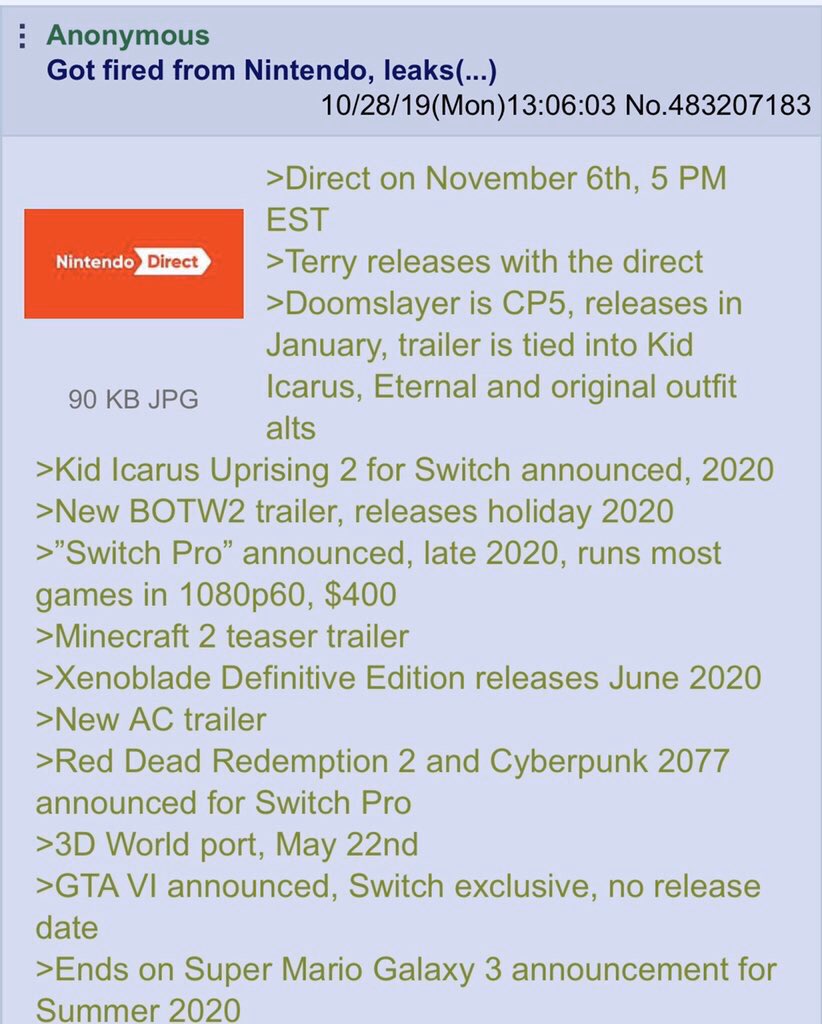 T.r.O.i.D on X: Please tell me you guys don't believe this supposed Nintendo  Direct leak A 3D World Switch port is obviously impossible and will never  happen  / X