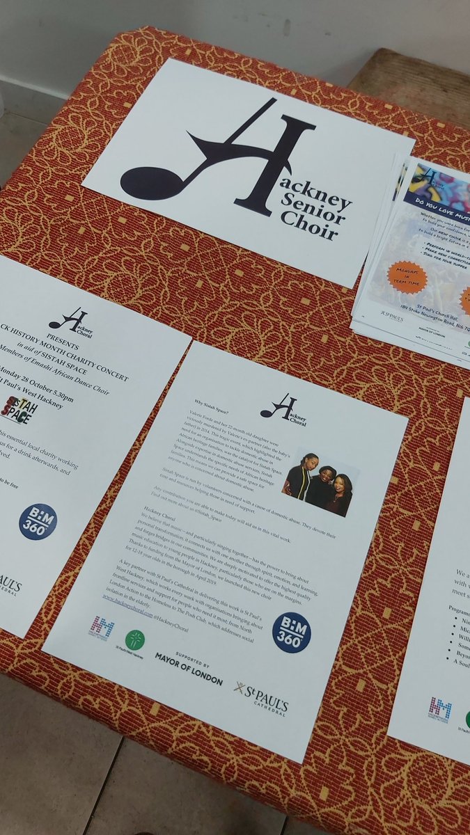mayorofhackney's tweet photo. It was a pleasure to join @hackneychoral earlier for their #BlackHistoryMonth concert for @Sistah_Space, alongside @AnntoinetteBra1 &amp; @metecoban92. Thanks so much to Naomi &amp; @stpaulswesthack for making everyone feel so welcome, as usual struck by their inclusive mission statement https://t.co/jKAcLFkiCx