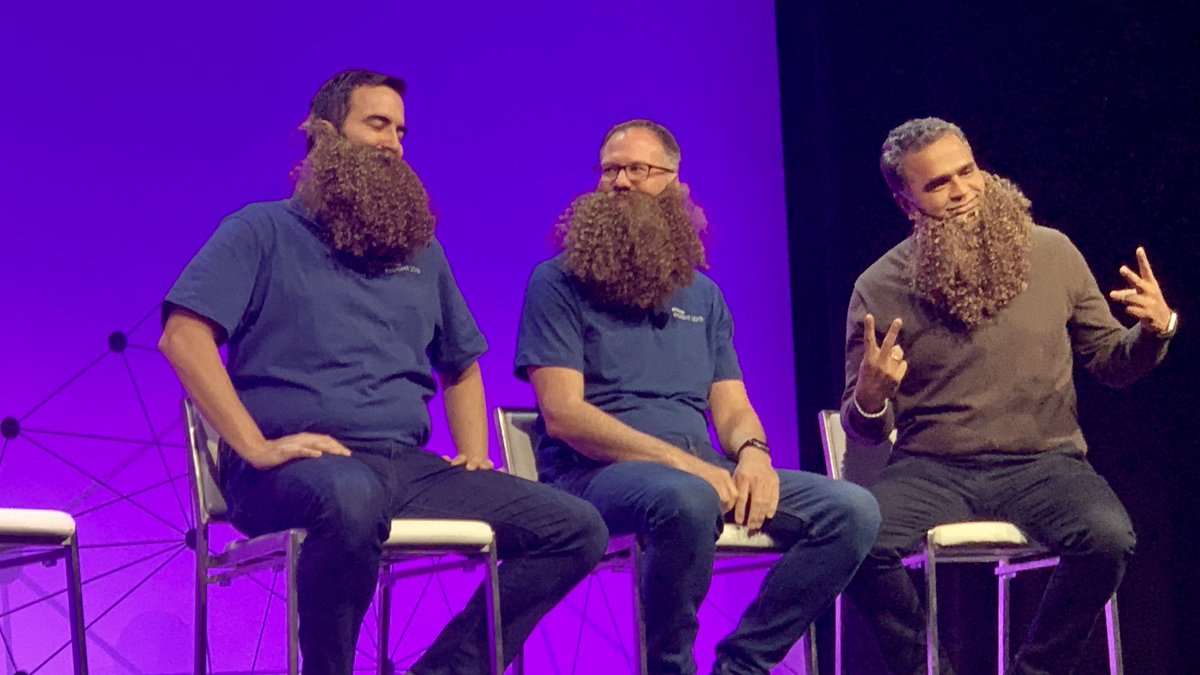 peerhuising's tweet photo. NetAppIT  wears the #beardsofinsight with pride at the DevOps mega session! kamalvyas mredrivera https://t.co/1fa95Qffyn