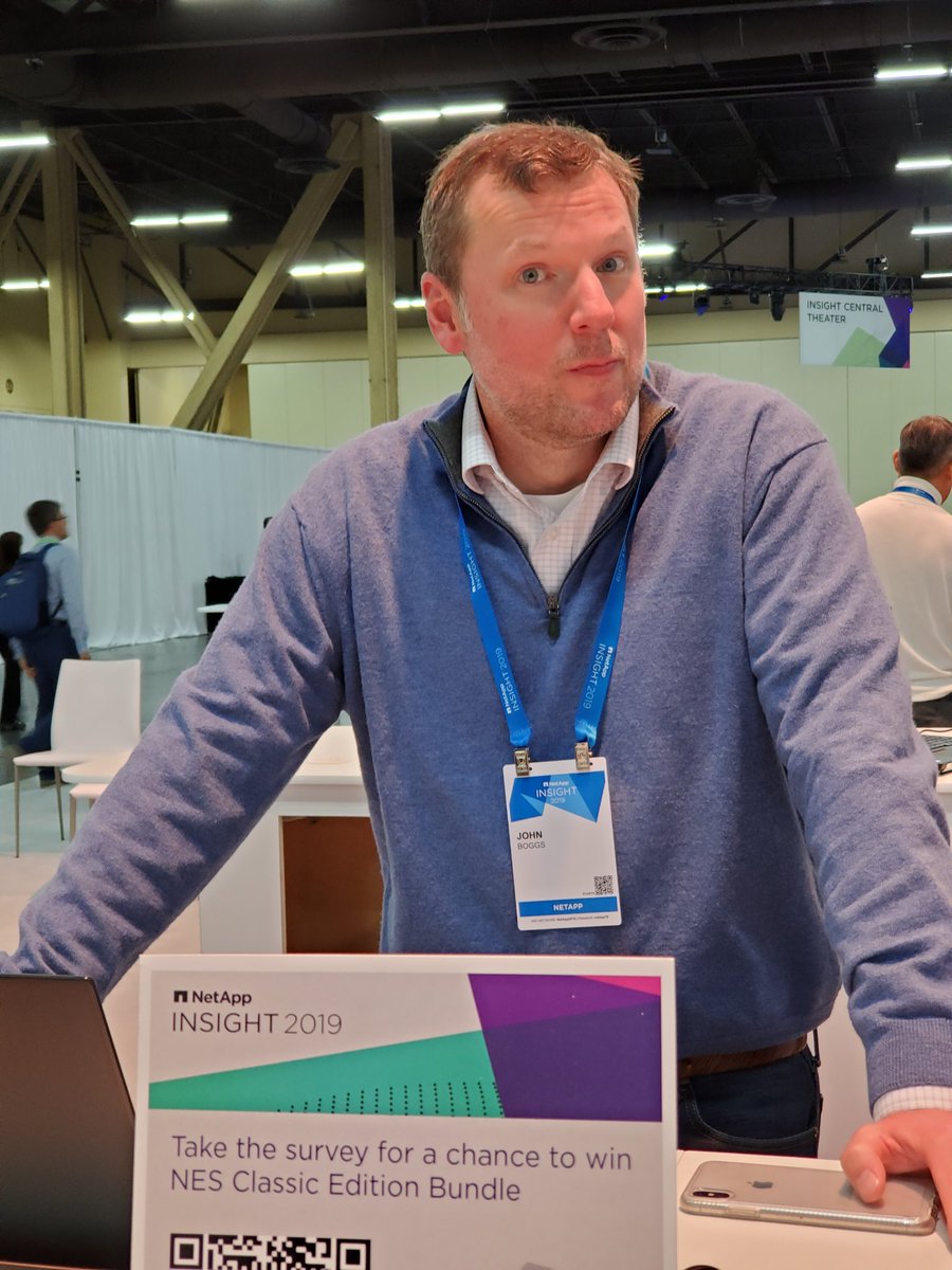TheGurmuxxon's tweet photo. John Boggs, Senior Director, NetApp Technical Support. If you can't stump our experts, he's doing his job! #NetAppINSIGHT #SmartBar @JaylinWeb @dmancran @Mateo_SGRID @Captain_ESERIES @CB8MyDataCenter @loganbsolving https://t.co/6WmSZEJm4C