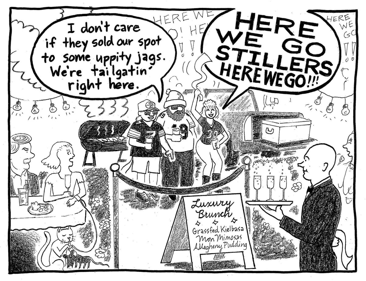 NilsBalls's tweet image. YINZBURGH comic from @nschronicle #HereWeGo! #Stillers! #MNF #Tailgate
