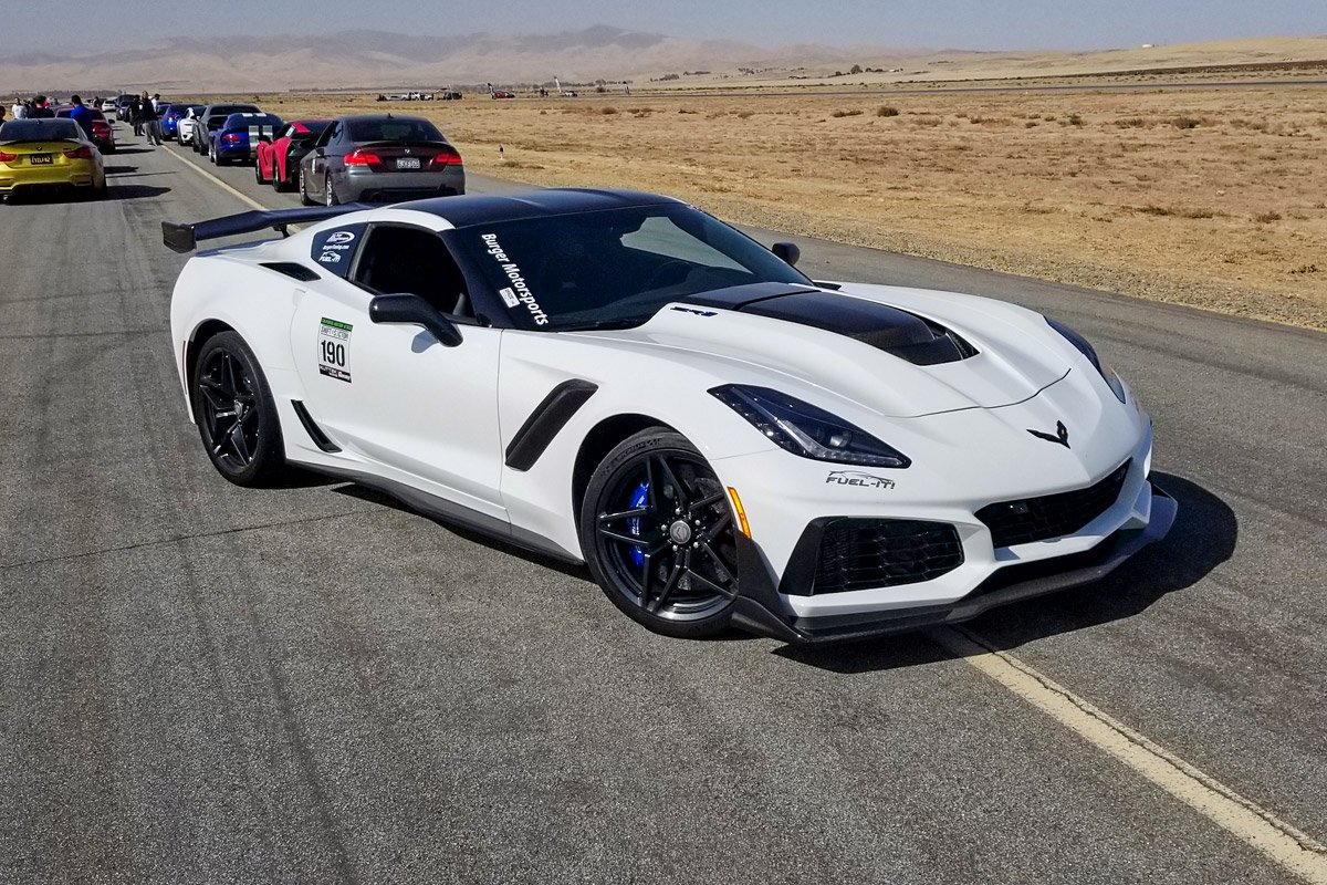 We brought our stock 2019 C7 Corvette ZR1 to the 1/2 mile track with a BMS ...