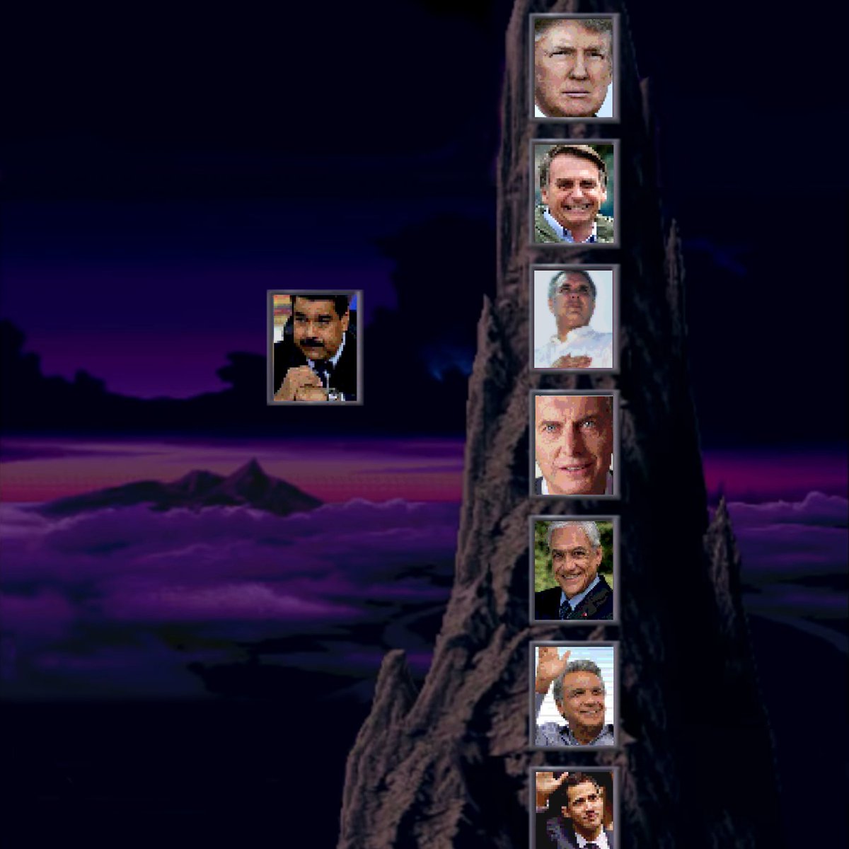 Desde México, un poco de humor para esta coyuntura latinoamericana.

#7DHastaLuegoPresidente
#GrupoDeLima #Derrotados
#VanessaPregúnteleALaAlcaldesa
#GuaidóSeEscapó
#SOSEcuador
#1AnoDeDesgraça
#HabráConsecuencias
#ChileEnRebeldía
#ChicagoTrumpProtest