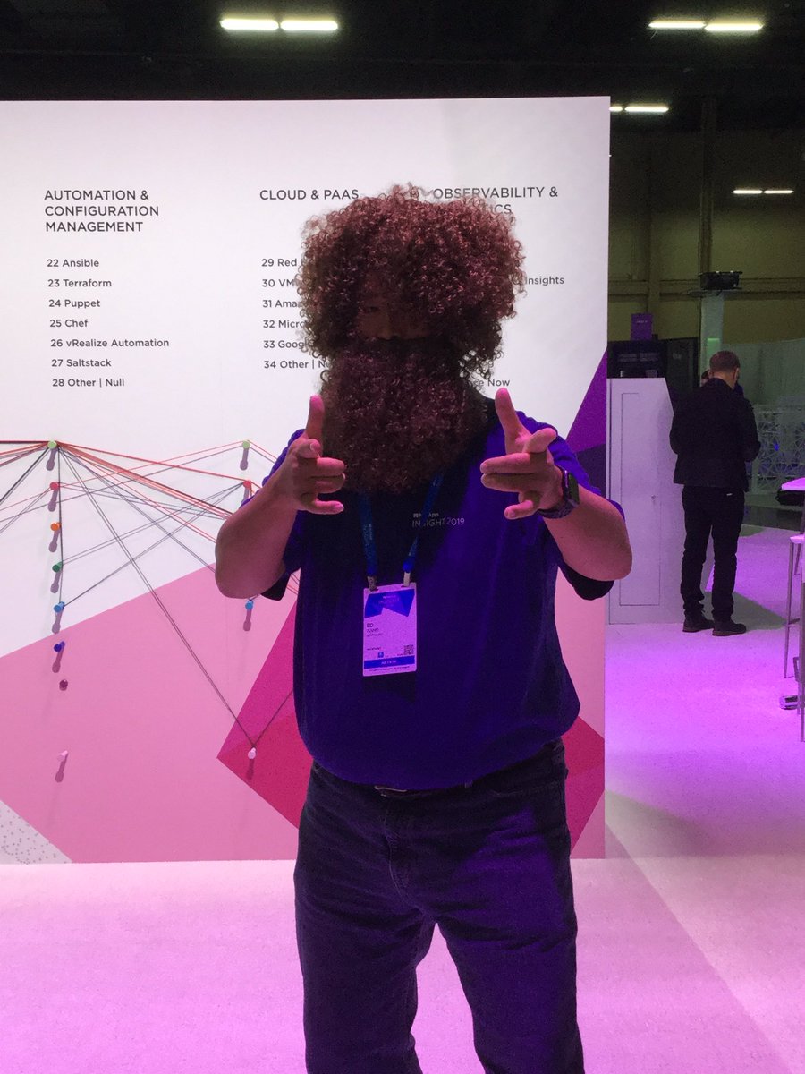 staleyr5's tweet photo. @ramk_ntap helps @EdWangSVL get ready for tonight’s Welcome Reception at #NetAppINSIGHT.  Come on by booth 46 to meet them.  #beardsofINSIGHT https://t.co/PJrWft0hnG