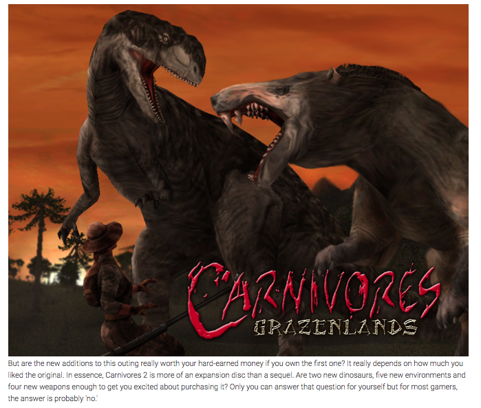 carnivores dinosaur hunter carnotaurus