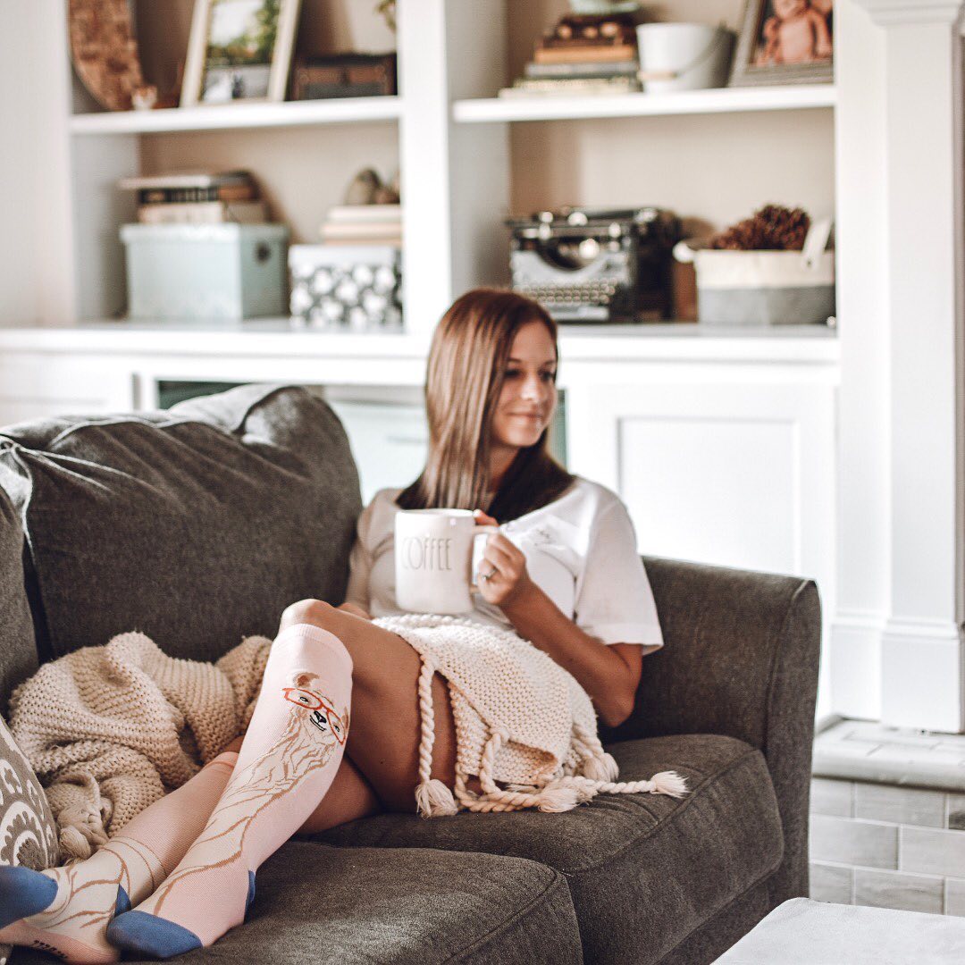 "I asked my husband if I could wear these socks to church this past weekend. He said no 🤷🏼‍♀️. I think I’ll have to start wearing them out in public just to watch him blush."

Yass rock 'em girl 👏

#kbellsocks #funfashionalways #kneehighsocks 
📸: @bellebeastandbabies
