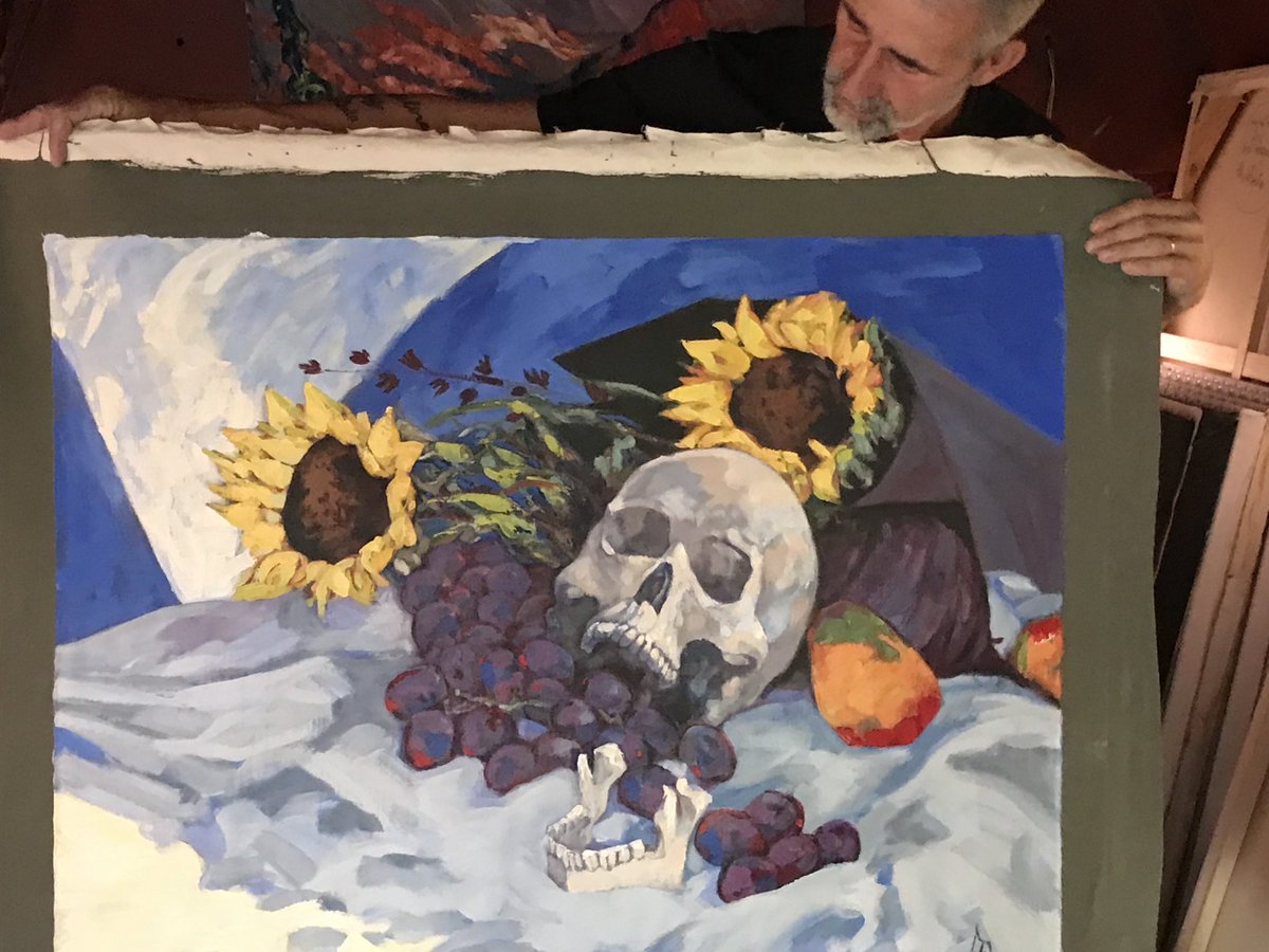 ArtistProj's tweet photo. Some paintings done in Mexico this year. I enjoy the country's vibrant colours, and the cultural fascination with the dead.
​#newpaintings #mexico
@Ojibway_Faith @mexico https://t.co/tmkqYwgpi2 https://t.co/oz0DiFYB7G