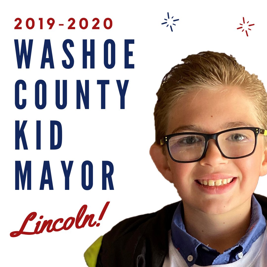 StrongStartNV's tweet photo. Congratulations Lincoln!  

Washoe County has elected a NEW #KidMayor for the 2019-2020 school year. 🎉 https://t.co/7GnHNSkIC2