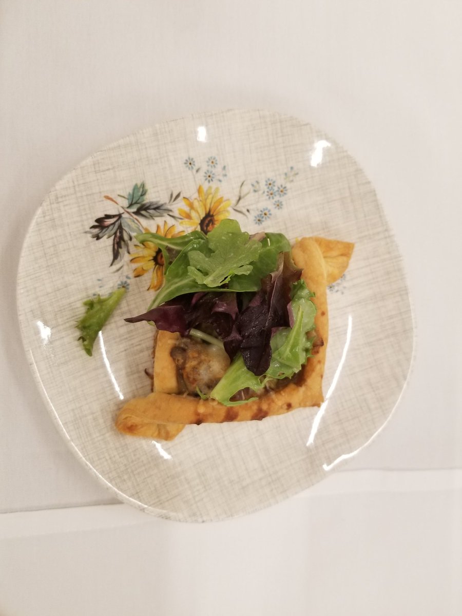 2nd Course - Wild Mushroom &amp; Leek Tart