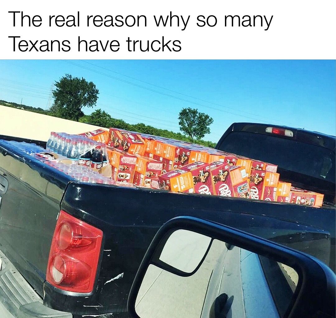TexasHumor's tweet photo. Gotta have room for the love of my life 😍 https://t.co/ifmgVGkCRi