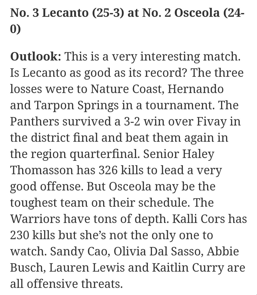 osceolavb's tweet photo. 🏐Regional Semi-Finals🏐
🧹Tuesday @ 7:00pm
🏫 Osceola

This could be our last home game of the season!! Come out &amp; support the Lady Warriors while they're at home. 

#Tribe #OHSVB #SweepNation #Undefeated #RoadtoStates #LadyWarriors @OHS_Tribe https://t.co/xRLmNMeOMm