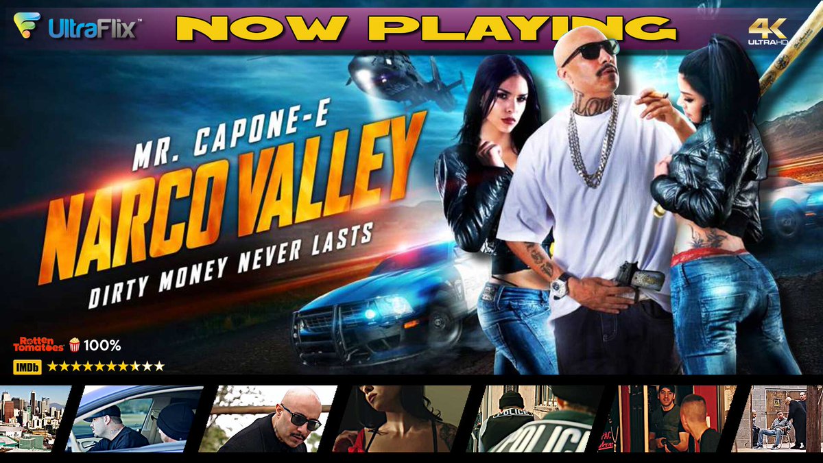 Now Playing in 4K exclusively on UltraFlix, Narco Valley, the story of an ex-con and the rise and fall of his empire. #UltraFlix #4KStudios