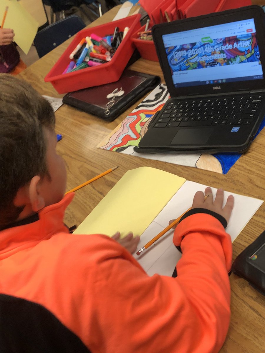 ArtTeacherAC's tweet photo. Flipgrid Video Artist Statements on Self Portraits in 4th and 5th grades✏️ #HREartROCKS #SelfPortraits #ArtistStatements #HREleadersAreWe https://t.co/gMyOoO3Gcx