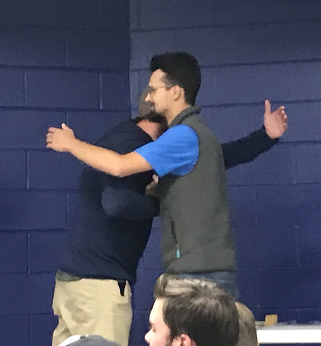 HRHSboystennis's tweet photo. Both Coach K’s at the end of season banquet. https://t.co/oWLU14PsPo