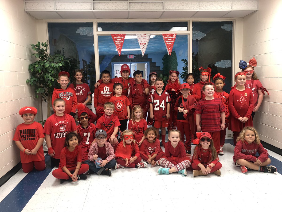 Check out all our “red” for Red Ribbon Week. Just Say No to Drugs! #lifeisbetteratthelakes