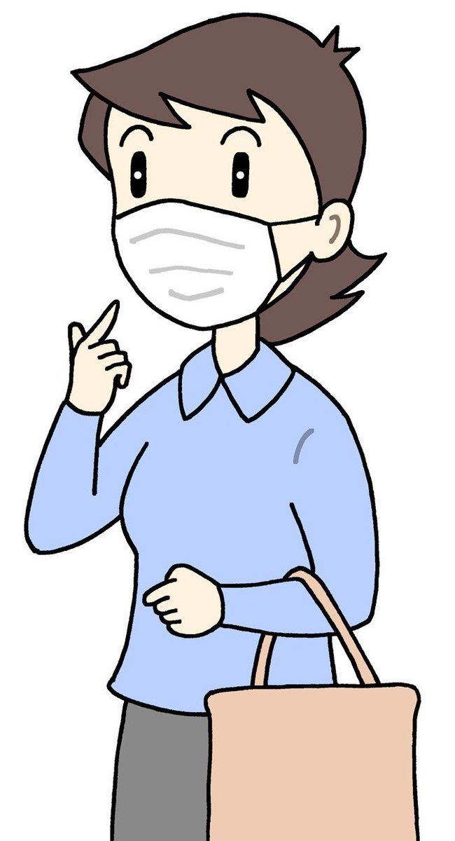 T Koni A Twitter 病気のイラスト マスク ウィルス飛散防止 インフルエンザ対策 風邪予防 感染防止 T Co Bua4nilvoo