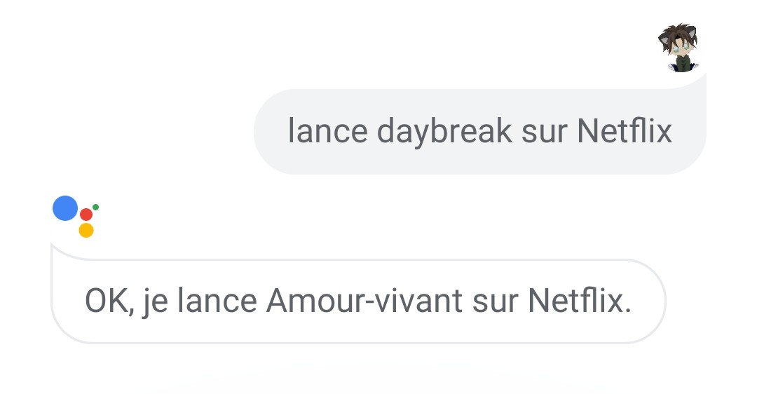 Non mais la t'es sérieux ? #Netflix #GoogleAssistant #Google