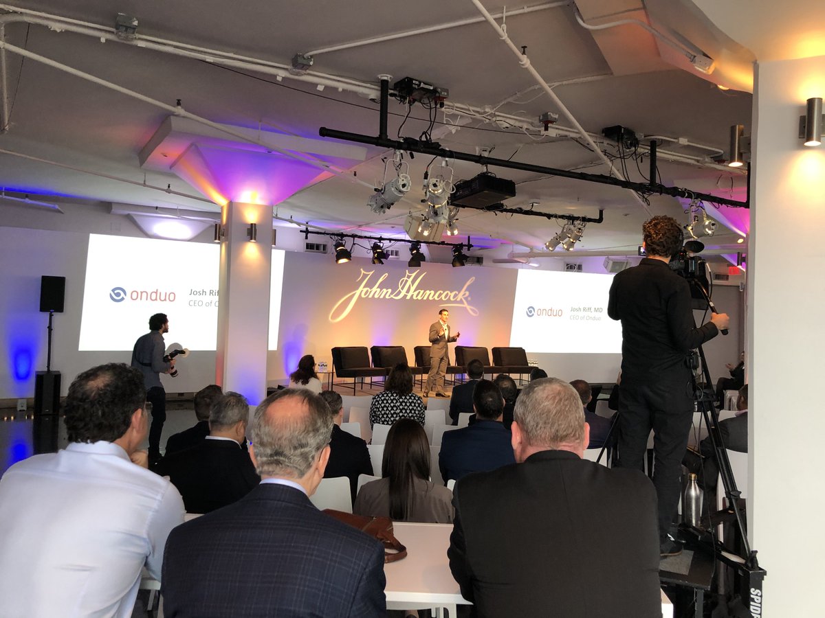 onduo's tweet photo. Kicking off our new partnership with @johnhancockusa and #Verily today. Our own @DrJoshRiff on stage at the launch event.  Great gathering! #ChampionsofChange #Verily  

First Life Insurance Solution Designed for Americans Living with Diabetes
https://t.co/ADSCdSgIoK https://t.co/7InQGRaPd6