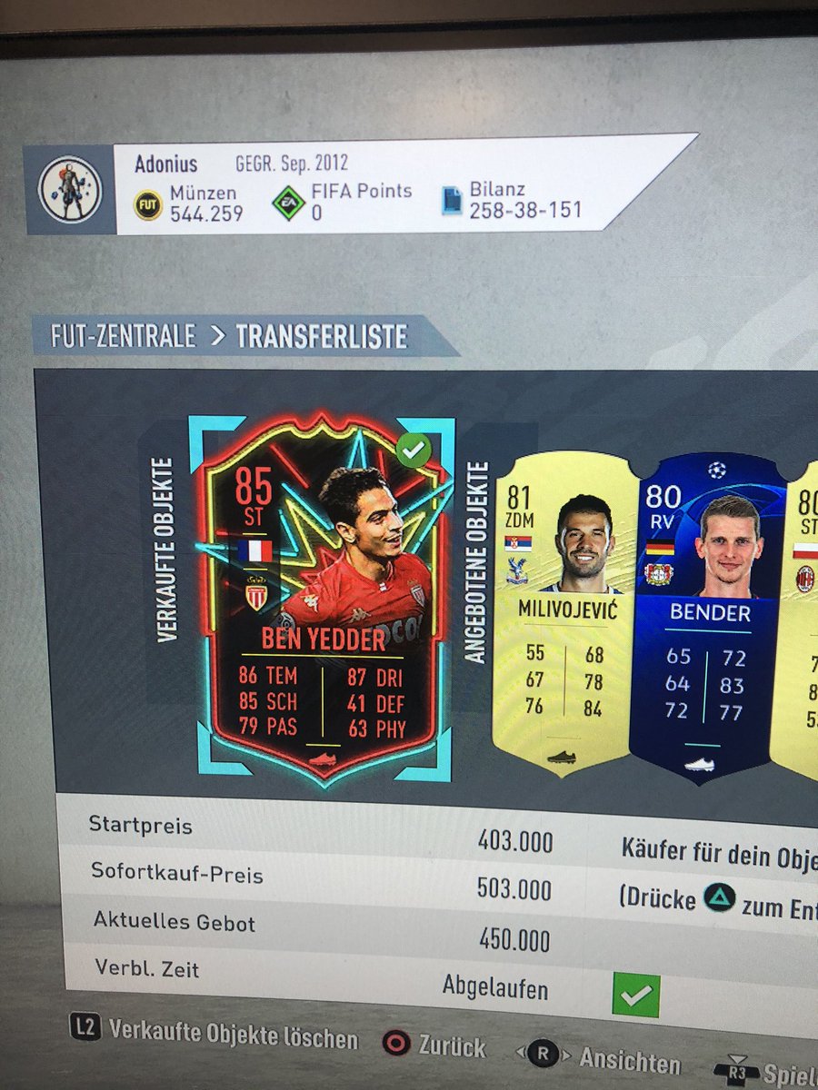 Gekauft: 250.000
Vk: 450.000
Gewinn: 227.000
<a href="/Psemy_FUT/">Psemy✌🏼💰⚽️</a> <a href="/DaredevilEA/">Daredevil</a> @HoodyMTLive <a href="/CAANO46/">CANO🦁</a> @fut_notime