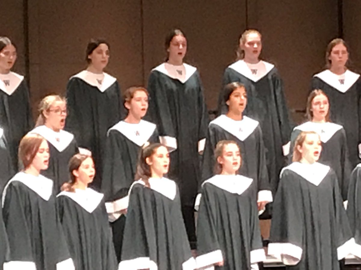 bme3434's tweet image. WHS Choral Program