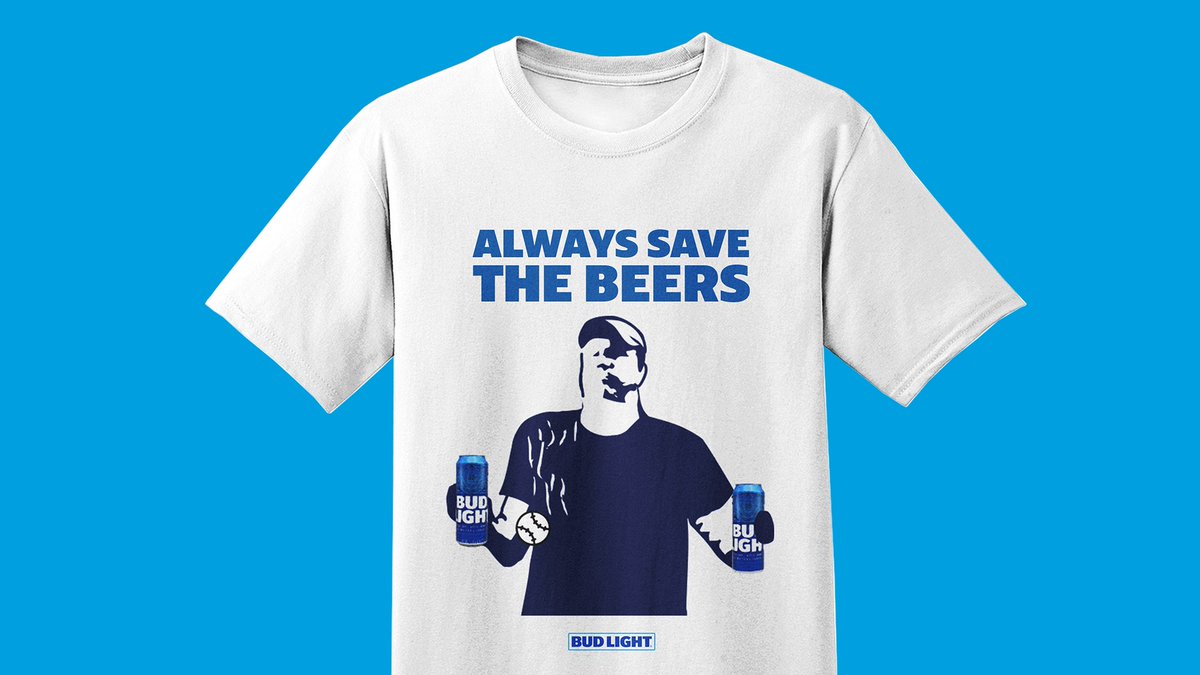 bud light always save the beers shirt