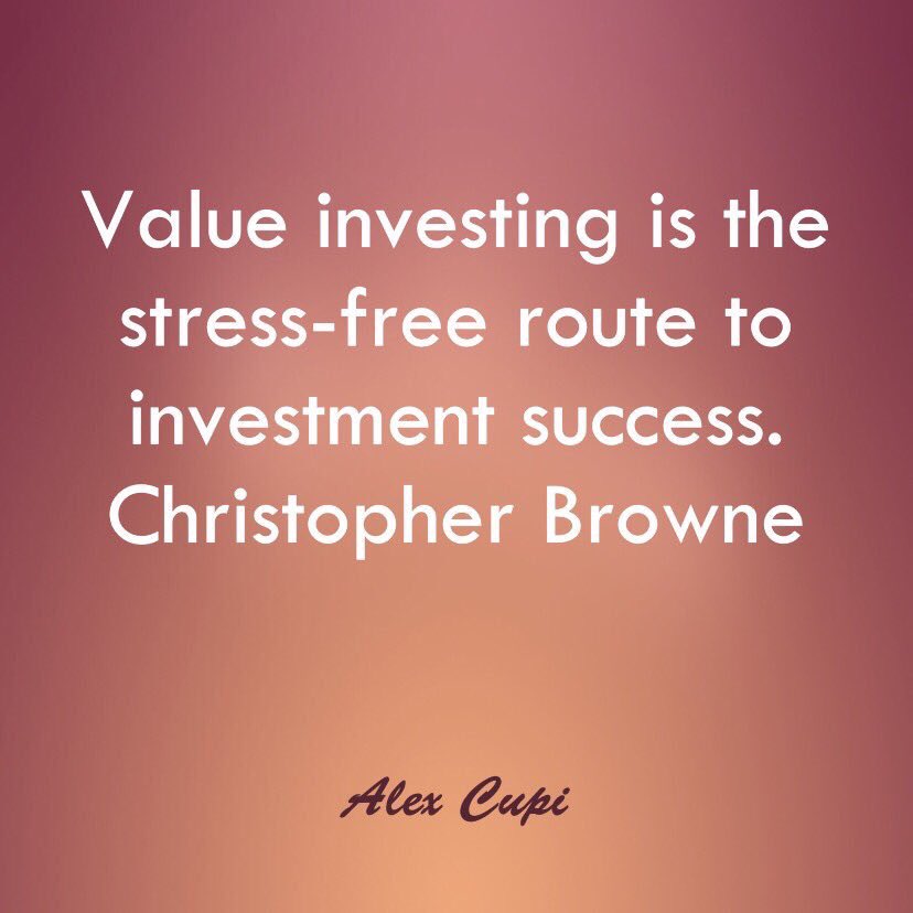 _Alex_Cupi's tweet image. Value investing is the stress-free route to investment success.
Christopher Browne #AlexCupi #InvestingExpert