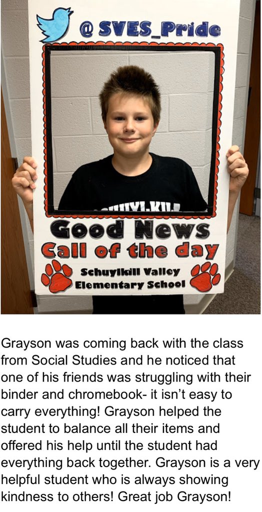 Schuylkill Valley Elementary School (@sves_pride) on Twitter photo 