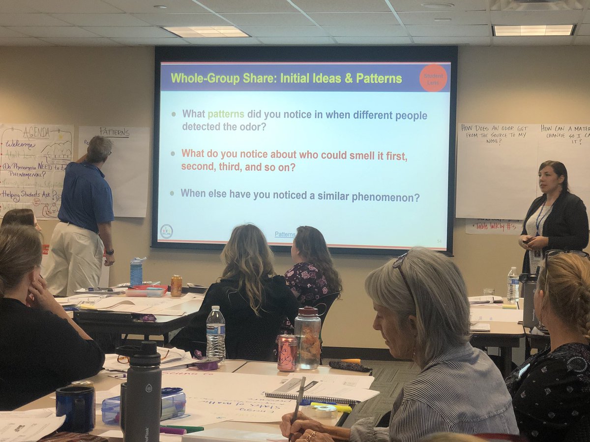 sksleasman's tweet photo. @astaconnect Ambassadors spent the morning focusing on the shifts in thinking about #Phenomena @azedschools with @RebeccaGarelli and @SRPconnect to become lead educators across Arizona. #ThreeDimensionalLearning #MakingSenseofScience https://t.co/CCJj097RuK